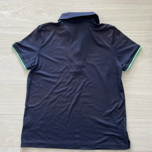 J. Lindeberg Navy Solange Cotton Blend Polo - Picture 7 of 10